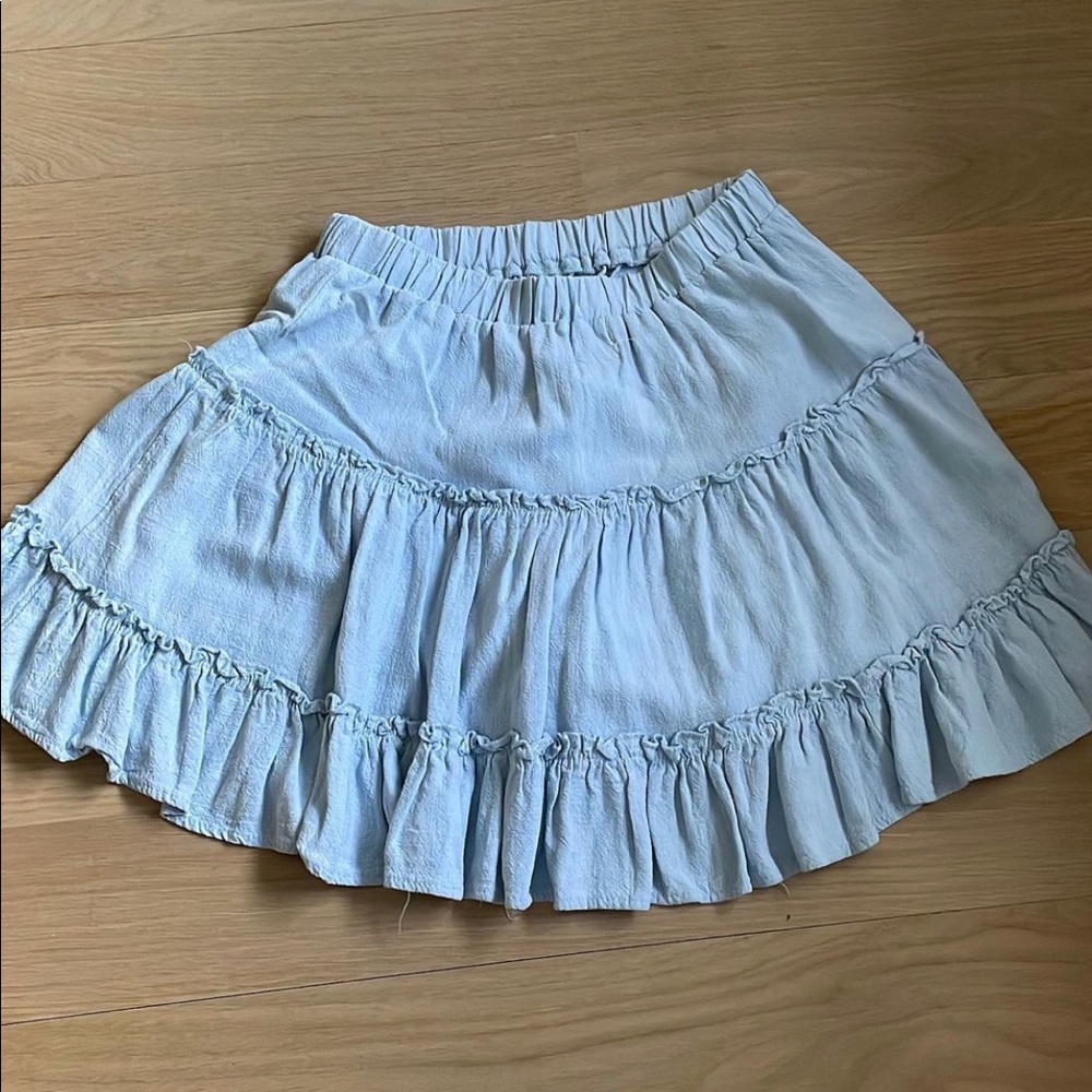 Princess Polly blue skirt